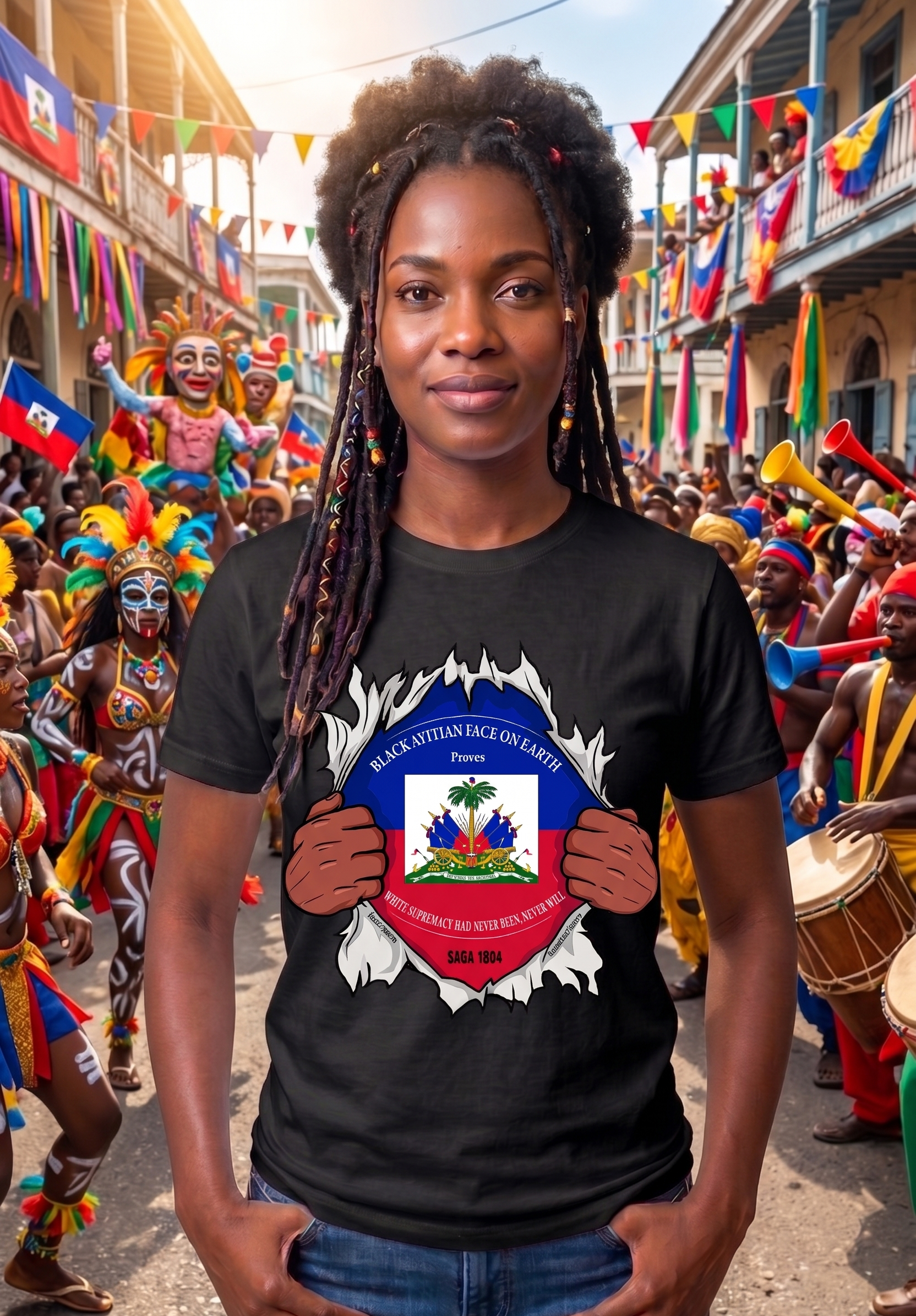 Heritage Collection-"The Soul of Ayiti" Premium Tee