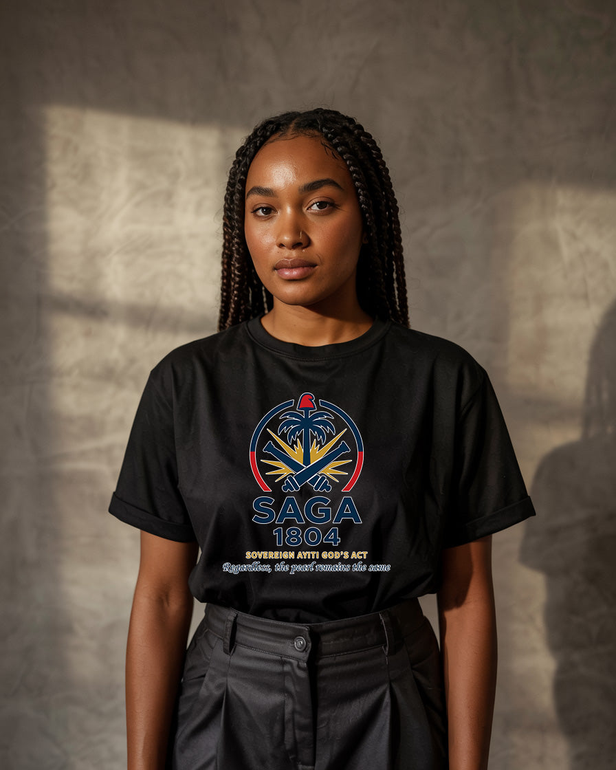 Heritage Collection-"The Pearl of Ayiti" Premium Signature Tee