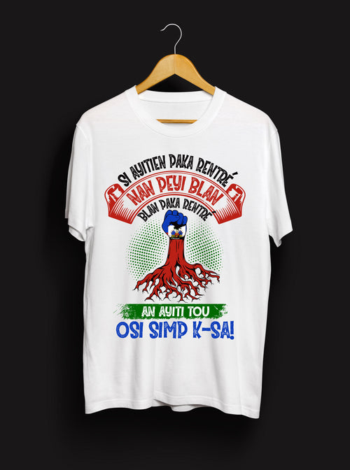 Heritage Collection-"Never Uprooted" Premium Haitian Unity Tee