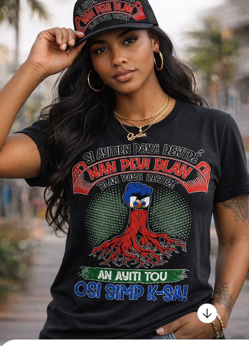 Heritage Collection "Never Uprooted" Premium Haitian Unity Tee