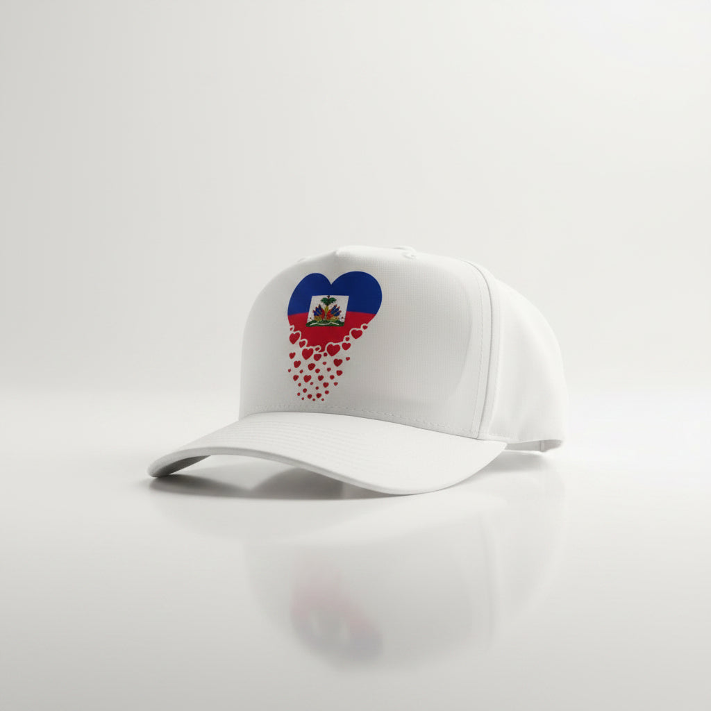 The "Open Heart of Ayiti" Premium Hat-Serves as a reminder that true strengths begins with an open heart.
