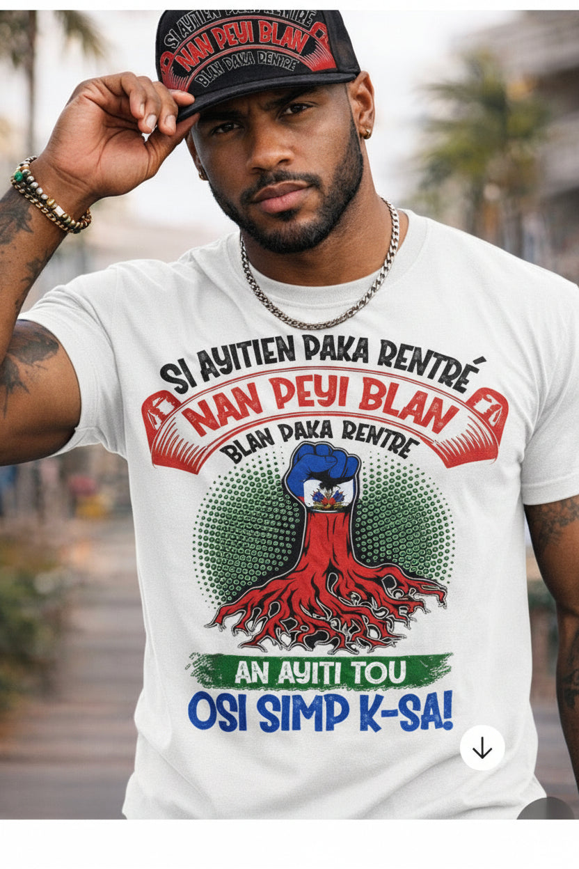 Heritage Collection "Never Uprooted" Premium Haitian Unity Tee