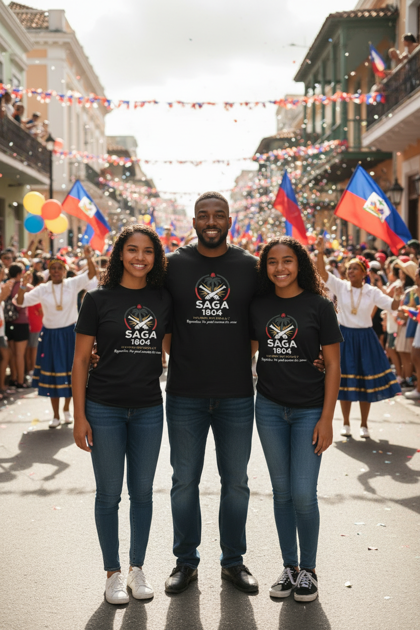 Heritage Collection-"The Pearl of Ayiti" Premium Signature Tee
