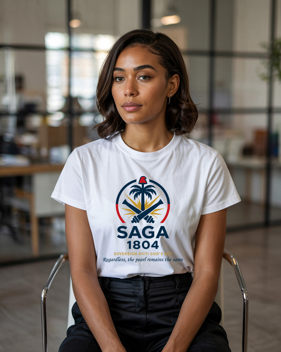 Heritage Collection-"The Pearl of Ayiti" Premium Signature Tee